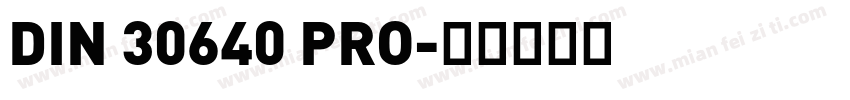 DIN 30640 PRO字体转换